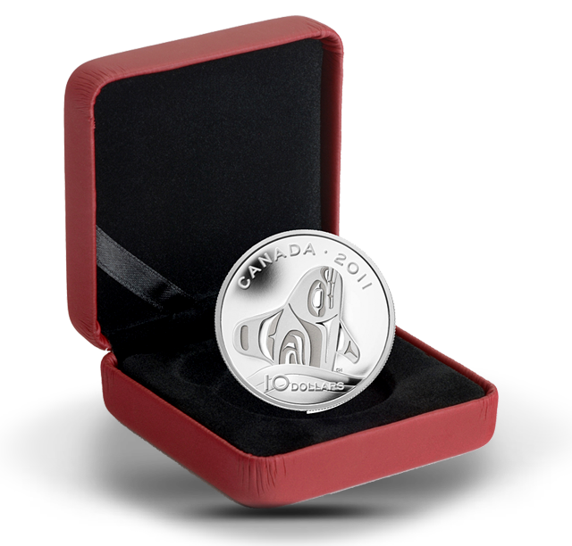 限定 カナダ 純銀 シャチ orca FINE SILVER .9999 Fine Silver Coin - Orca Whale (2011) | The Royal Canadian Mint