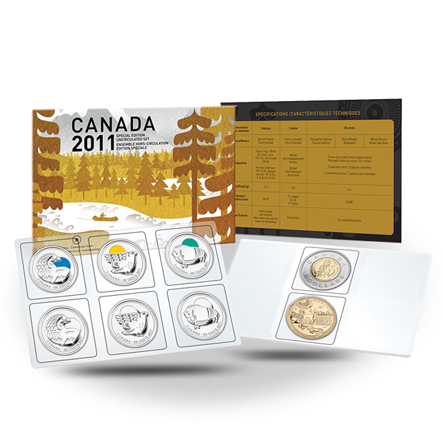 造幣局　MINTSET 2011 2012 2013 2014 Special Edition Uncirculated Set (2011) | The Royal Canadian