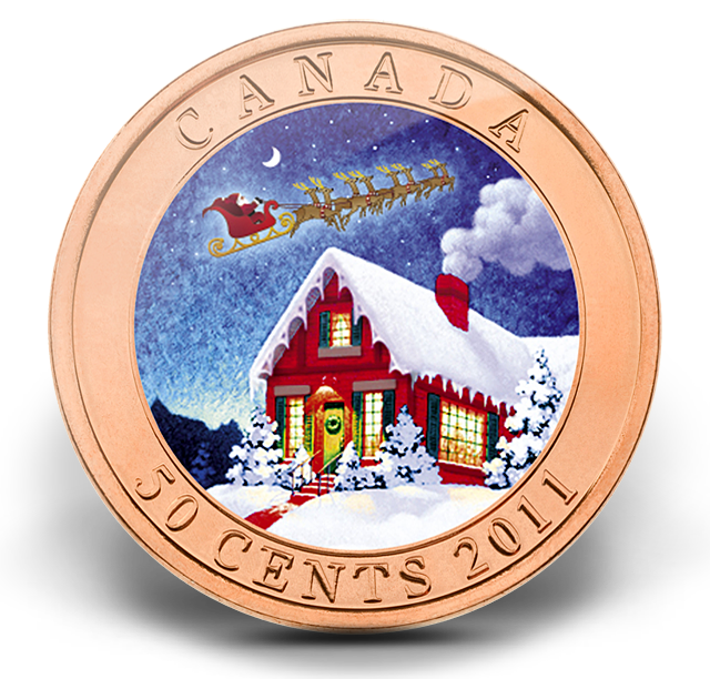 Holiday Coin - Gifts from Santa (2011) | The Royal Canadian Mint