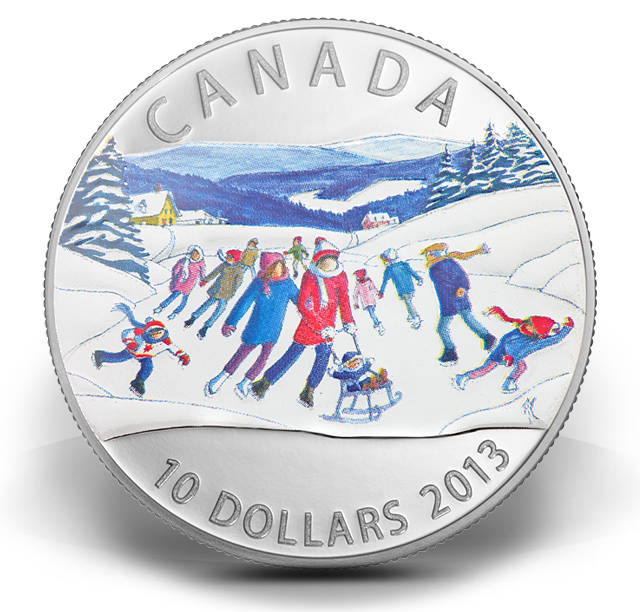 Fine Silver Coin - Winter Scene - Mintage: 8000 (2013) | The Royal