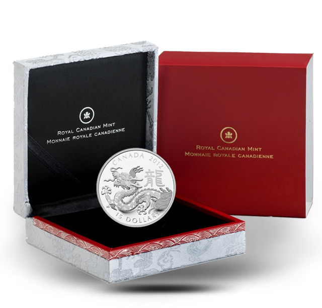 Fine Silver Classic Chinese Zodiac Coin - Year of the Dragon (2012