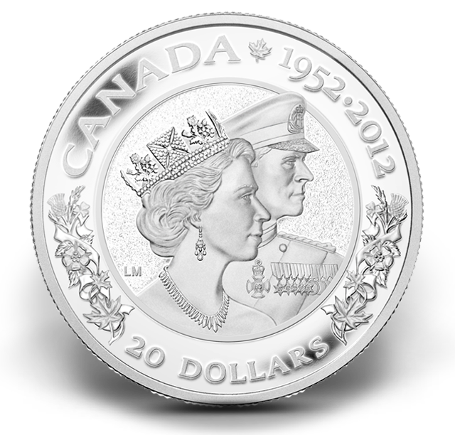 Fine Silver Coin - The Queen's Diamond Jubilee (2012) - Queen