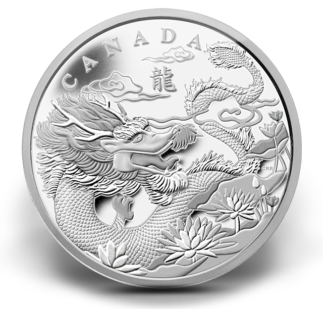 Fine Silver 1 Kilogram Coin - Year of the Dragon (2012) | The