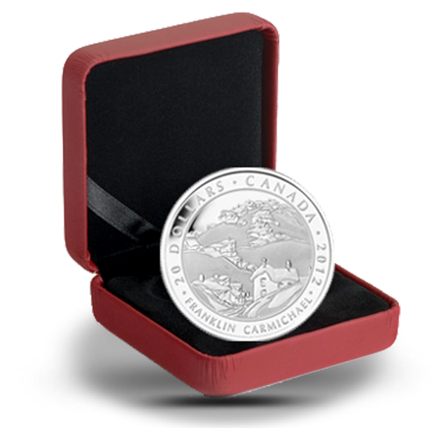 Fine Silver Coin - Carmichael, Houses, Cobalt - Mintage: 7000