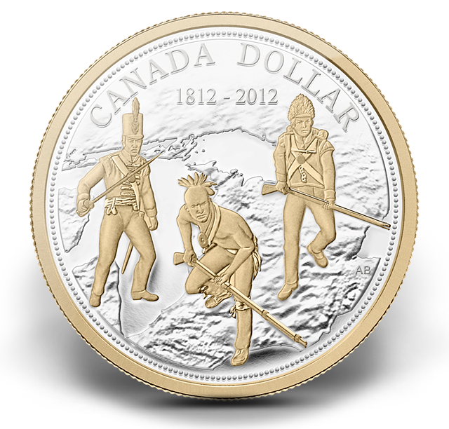 【key】SILVER SACKBUT トランプセット Fine Silver Proof Set - 200th anniversary of the War of 1812 (2012