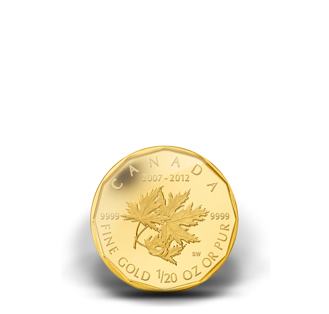 Gold Maple Leaf Set - 5th Anniversary of the Million Dollar Coin