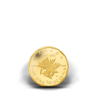 Gold Maple Leaf Set - 5th Anniversary of the Million Dollar Coin