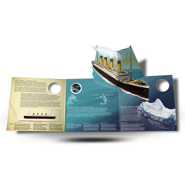 R.M.S. Titanic - Coloured Coin (2012) | The Royal Canadian Mint