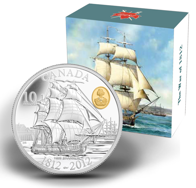 Fine Silver Coin - HMS Shannon - Mintage: 10000 (2012) | The Royal