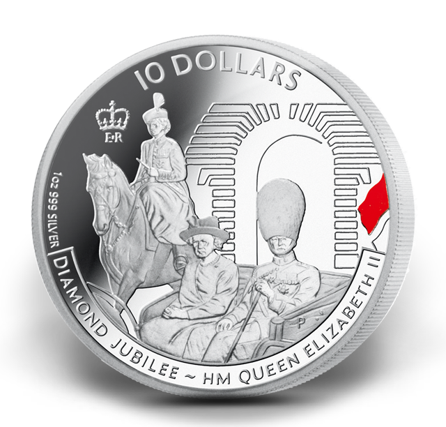 カナダ 1897 Diamond Jubilee 6c 未使用1種 The Official Diamond Jubilee Collection - Mintage: 10000 Worldwide
