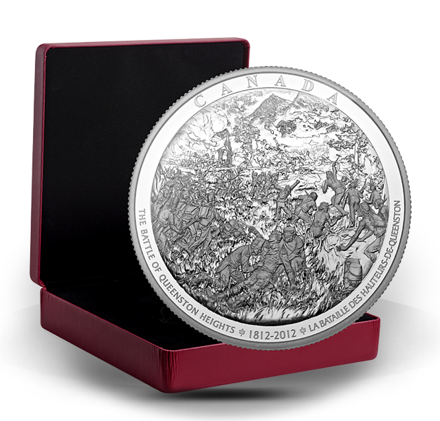Fine Silver 1-Kilogram Coin - The Battle of Queenston Heights