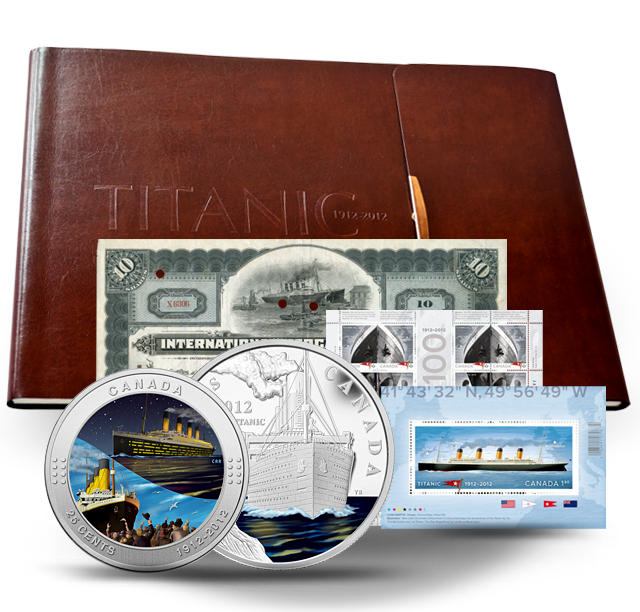 Titanic Deluxe Coin and Stamp Set (2012) | The Royal Canadian Mint