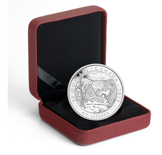 1 oz Fine Silver Coin - A.Y. Jackson, Saint-Tite-des-Caps