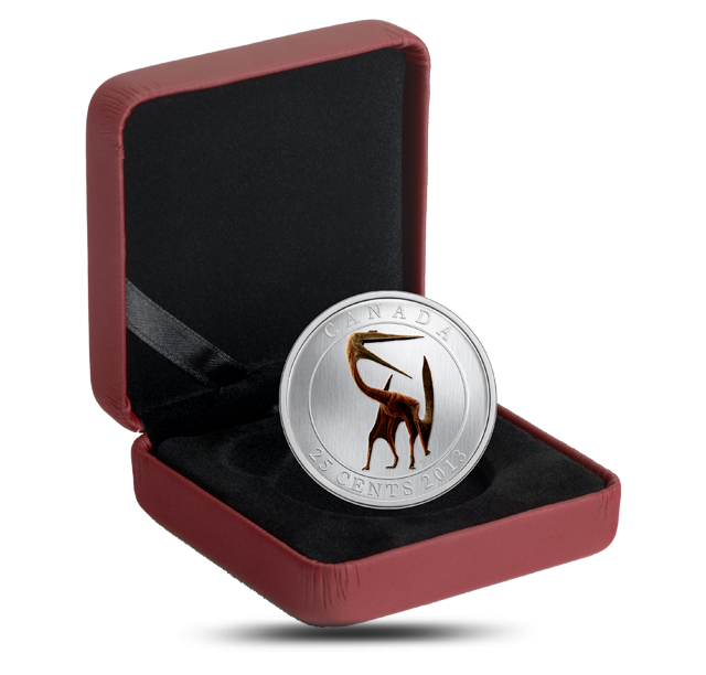 Prehistoric Creature - 25-Cent Coloured Glow-in-the-dark Coin