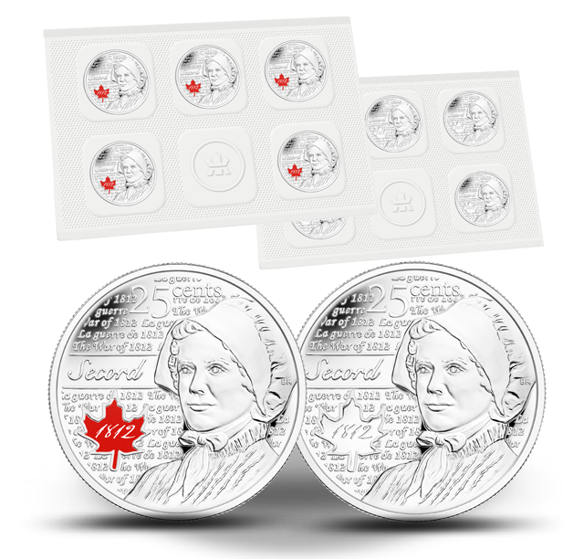 Laura Secord - 25-cent Circulation 10-pack (2013) | The Royal