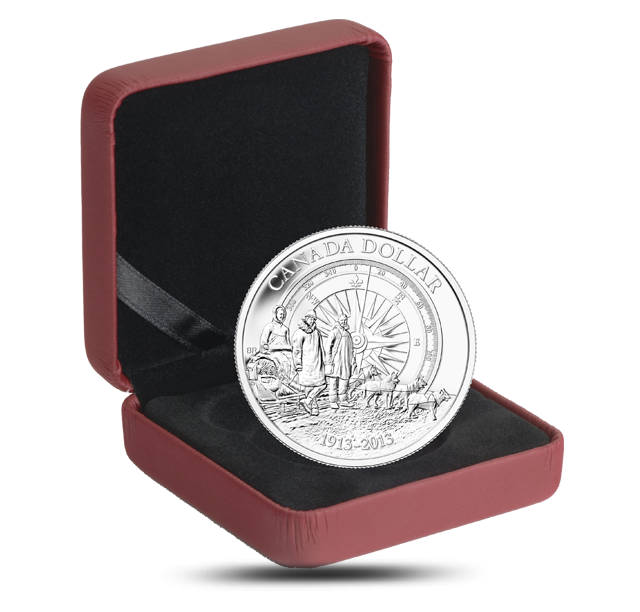 Brilliant Fine Silver Dollar - 100th Anniversary of the Canadian