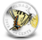 50-Cent Silver Plated Coin - Butterflies of Canada: Canadian Tiger Swallowtail (2013)