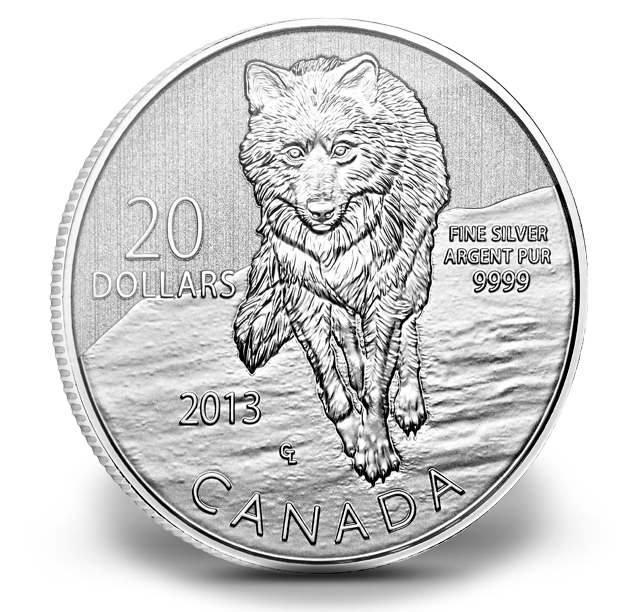 $20 for $20 Fine Silver Coin - Wolf (2013) | The Royal Canadian Mint