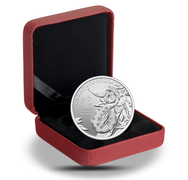 1/4 oz Fine Silver Coin - Year of the Snake (2013) | The Royal