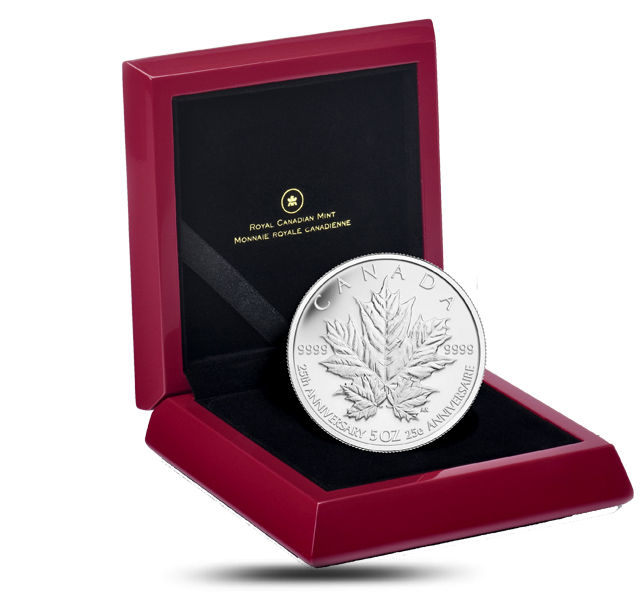 Gold Coin 1 Oz Fine Silver Coin - 25th Anniversary Of The Silver