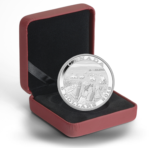 Fine Silver Coin - Tradition of Hunting: Bison - Mintage: 10,000