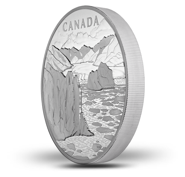 1 Kilo Fine Silver Coin - Canada's Arctic Landscape - Mintage: 750