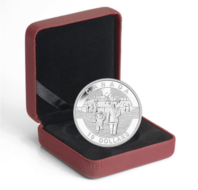 1/2 oz Fine Silver Coin - Hockey - Mintage: 40000 (2013) | The