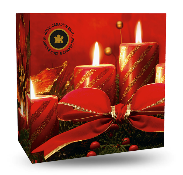 1/2 oz. Fine Silver Coin - Holiday Candles - Mintage: 10,000 (2013