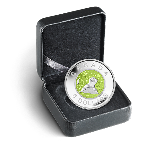 Fine Silver Coin - Ice Fishing Father - Mintage: 6500 (2013) | The