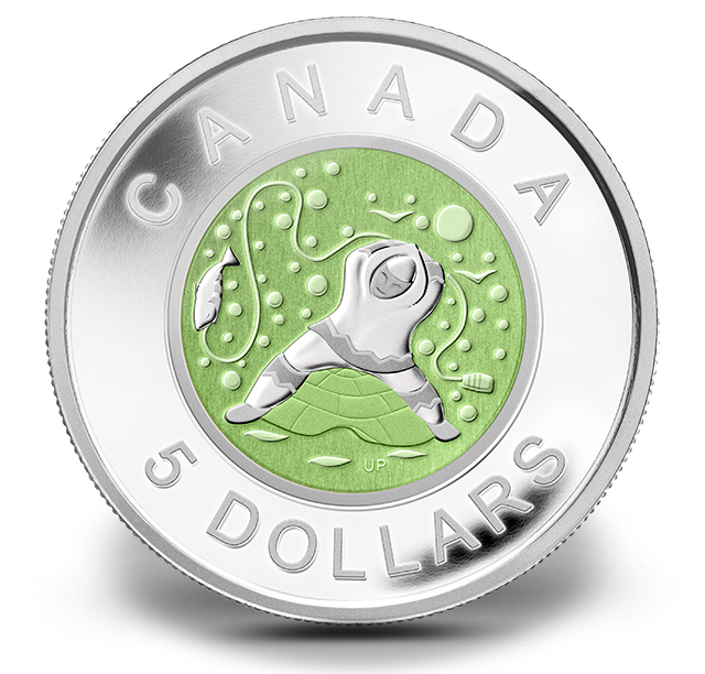 Fine Silver Coin - Ice Fishing Father - Mintage: 6500 (2013) | The