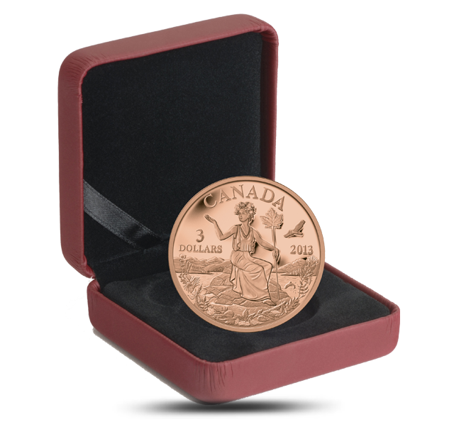 Bronze Coin – Canada: An Allegory (2013) | The Royal Canadian Mint