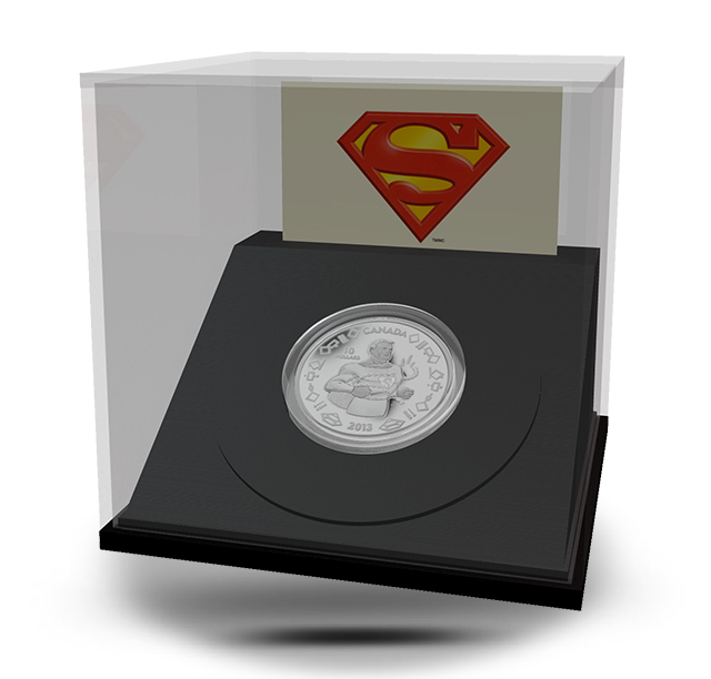 1/4 oz $10 Fine Silver Coin - Vintage Superman (2013) | The Royal