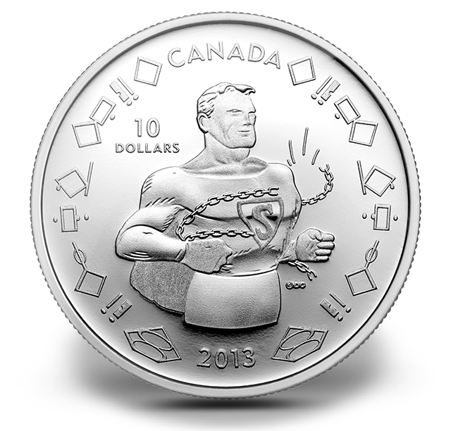 1/4 oz $10 Fine Silver Coin - Vintage Superman (2013) | The Royal