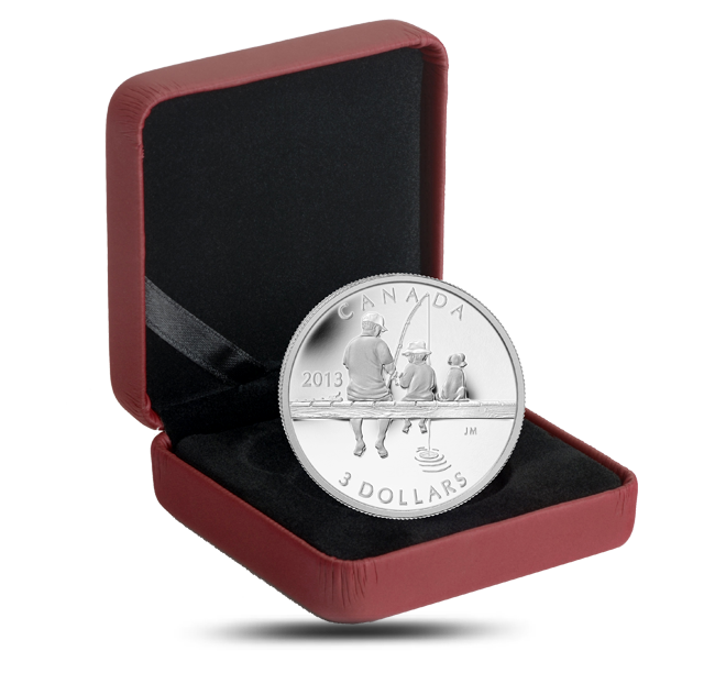 Fine Silver Coin - Fishing (2013) | The Royal Canadian Mint