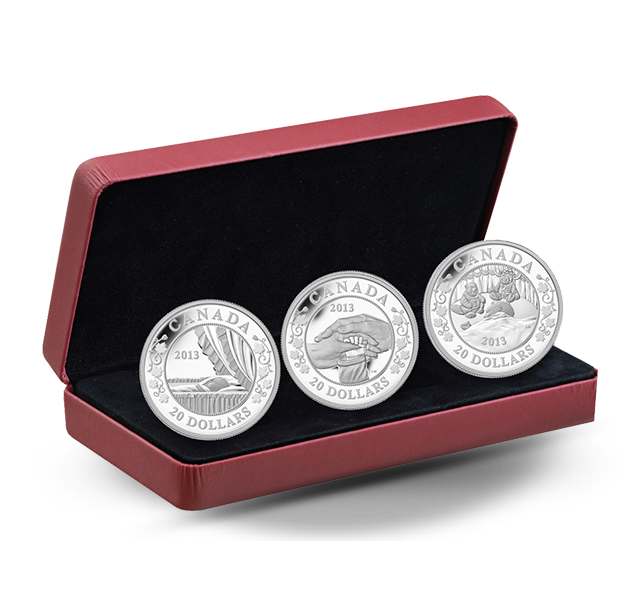$20 Fine Silver Royal Infant 3-Coin Set (2013) | The Royal