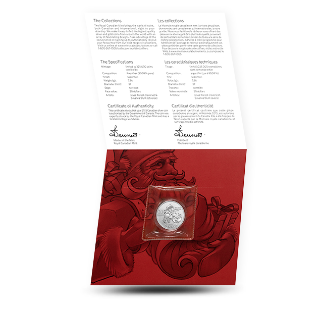 $20 for $20 Fine Silver Coin - Santa (2013) | The Royal Canadian Mint