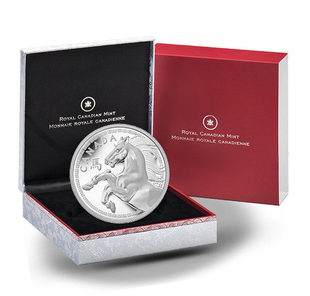 Fine Silver One Kilogram Coin - Year of the Horse - Mintage: 388