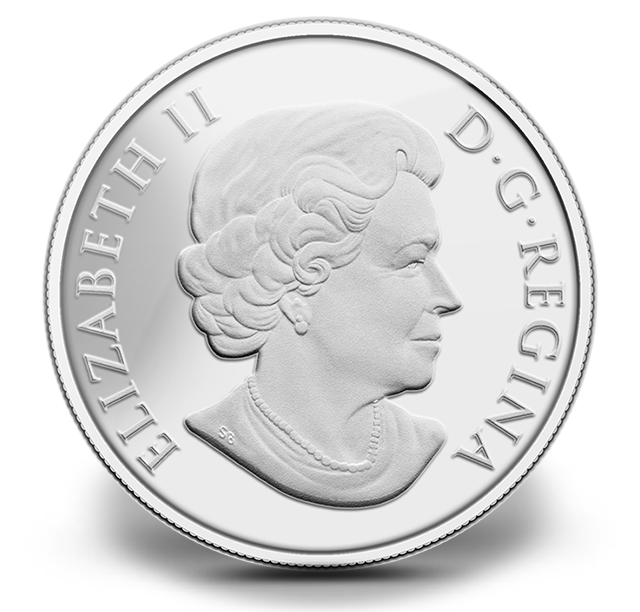 カナダ　$100 一枚 $100 for $100 Fine Silver Coin - The Grizzly (2014) | The Royal