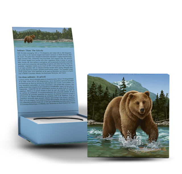 $100 for $100 Fine Silver Coin - The Grizzly (2014) | The Royal