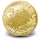 1 oz Pure Gold Coin - Bald Eagle Protecting Her Nest - Mintage: 350 (2014)