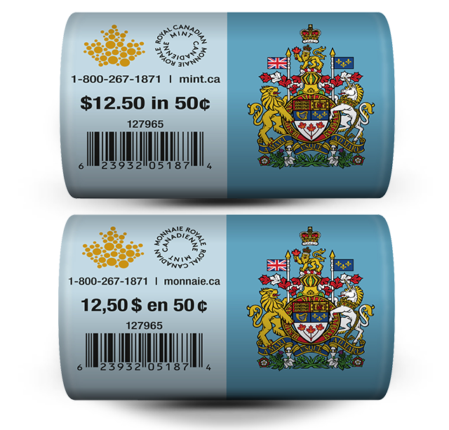 50-cent Special Wrap Circulation Roll (2014) | The Royal Canadian Mint