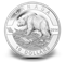Pièce de 1/2 oz en argent fin - Le grizzli - Tirage : 40 000 (2014)