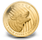 1 oz. Pure Gold Coin - Howling Wolf - Mintage: 2,000 (2014)