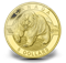 Pièce de 1/10 oz en or pur - Le grizzli - Tirage : 4 000 (2014)