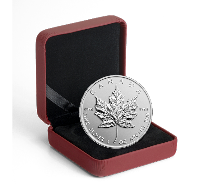 1 oz. Fine Silver Coin - Maple Leaf (2014) | The Royal Canadian Mint