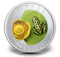 Pièce colorée 2014 - Nénuphar et grenouille léopard