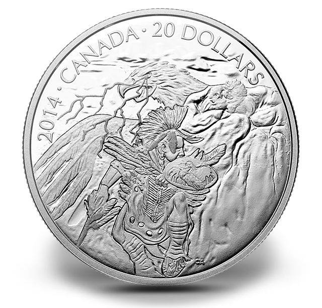 1 oz. Fine Silver Coin - Nanaboozhoo and the Thunderbird's