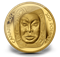 Pure Gold Ultra-High Relief Coin - Matriarch Moon Mask - Mintage: 500 (2014)