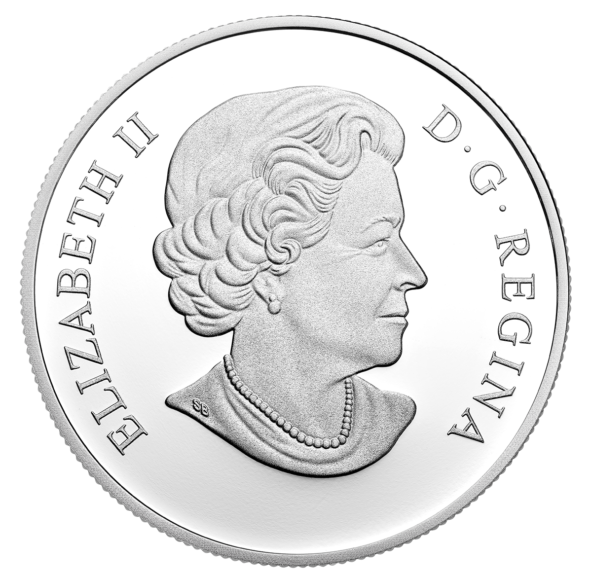 Reference image of 1 oz. Fine Silver Coin - Bald Eagle With Fish - Mintage: 8,500 (2014)
