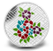 Pièce de 1 oz en argent fin - Art du vitrail : le château Craigdarroch - Tirage : 7 500 exemplaires 
